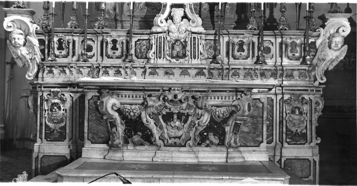 altare - a mensa, opera isolata - bottega molisana (seconda metà sec. XVIII)