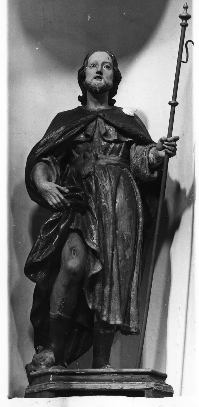 San Rocco (statua, opera isolata) - bottega molisana (fine sec. XIX)