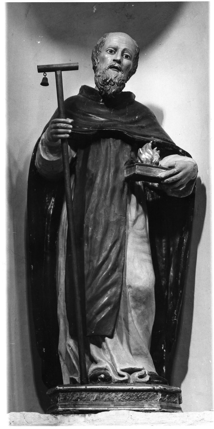 Sant'Antonio Abate (statua, paio) - bottega molisana (fine sec. XIX)