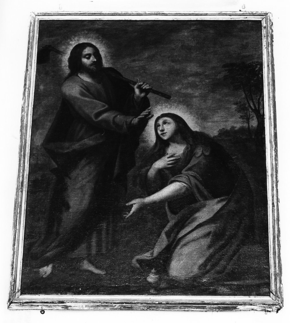 Noli me tangere, apparizione di Cristo risorto a Santa Maria Maddalena (dipinto) - ambito molisano (sec. XIX)