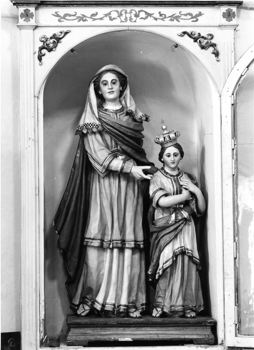 Maria Vergine bambina e Sant'Anna (gruppo scultoreo) - ambito molisano (inizio sec. XX)