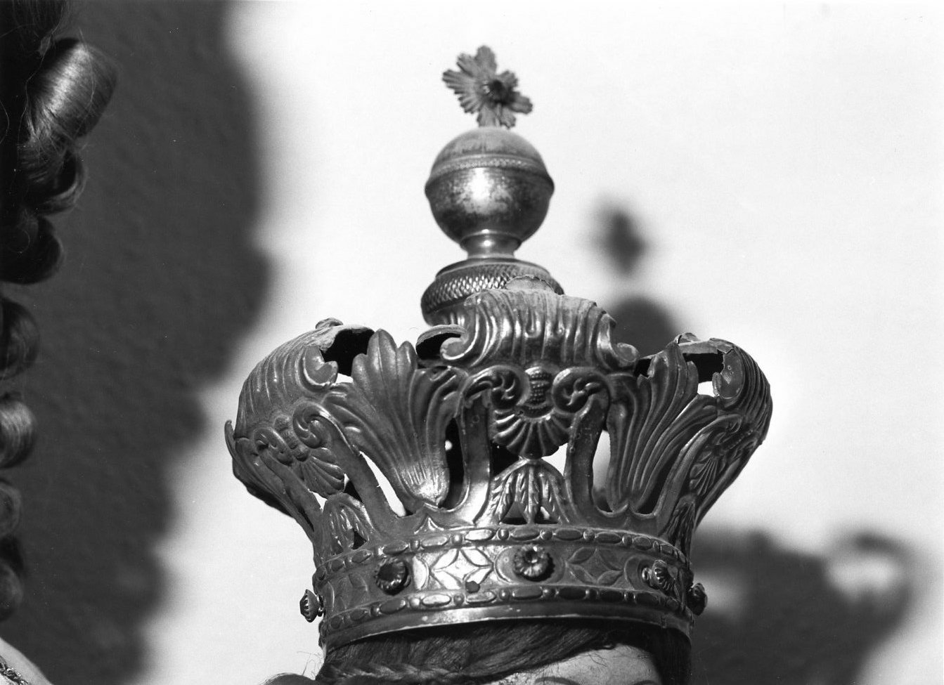 corona, elemento d'insieme - bottega napoletana (sec. XIX)