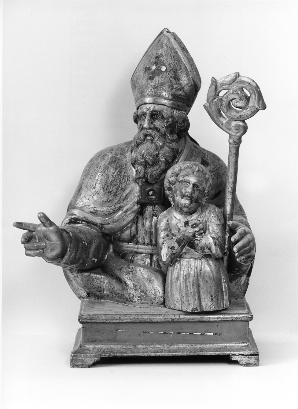reliquiario - a busto - bottega napoletana (sec. XIX)