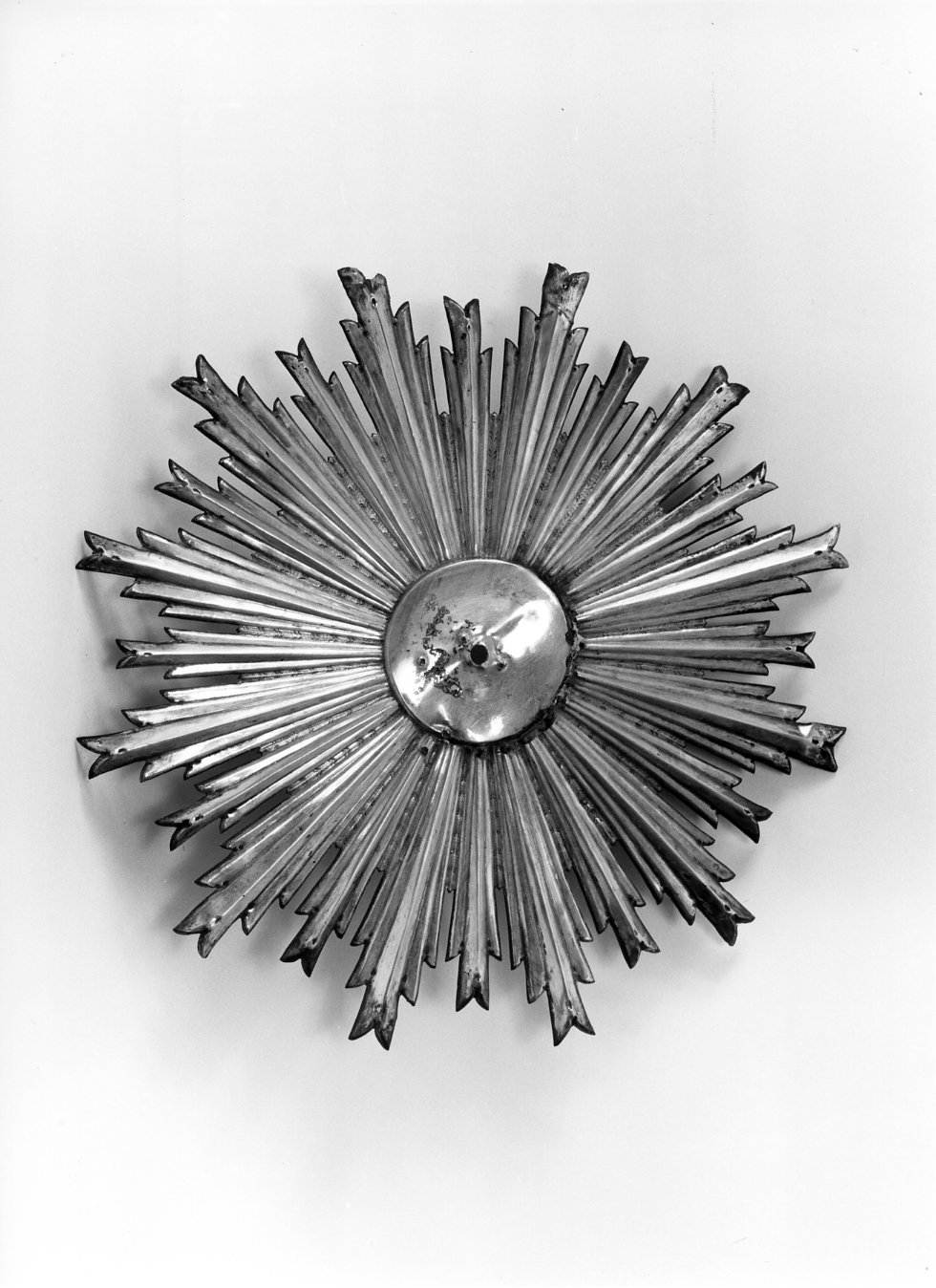 aureola di immagine sacra - bottega napoletana (sec. XIX)