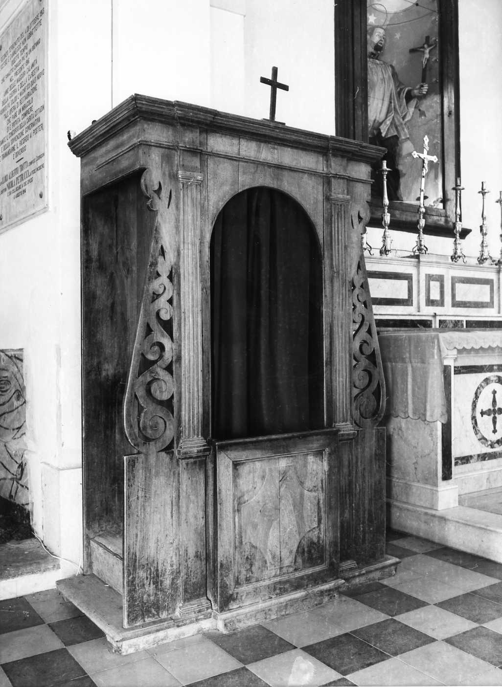 confessionale - bottega molisana (fine sec. XIX)
