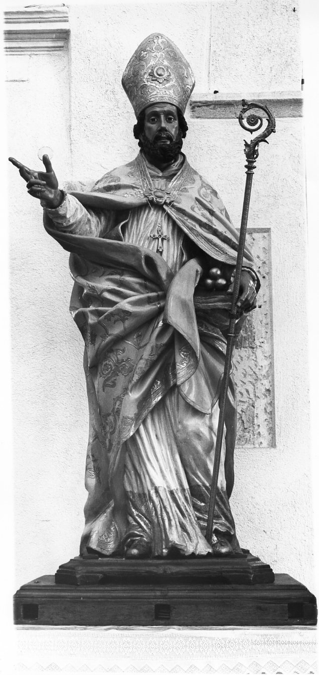 San Nicola di Bari (statua) di Di Capita Pasquale/ Di Capita Francesco (sec. XIX)