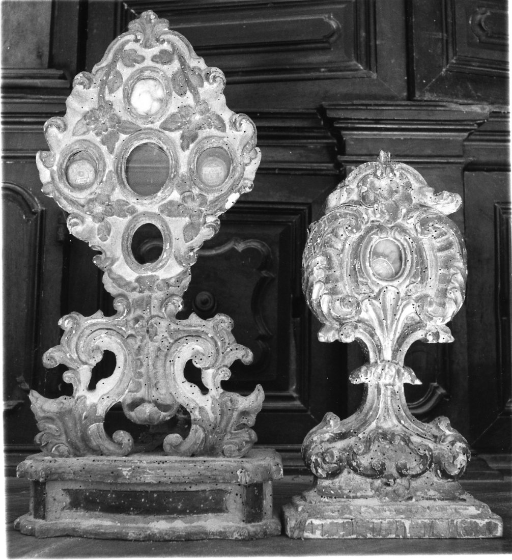 reliquiario, coppia - bottega molisana (sec. XVIII)