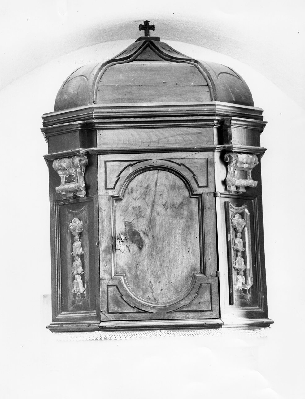 coperchio del fonte battesimale - bottega molisana (sec. XVIII)