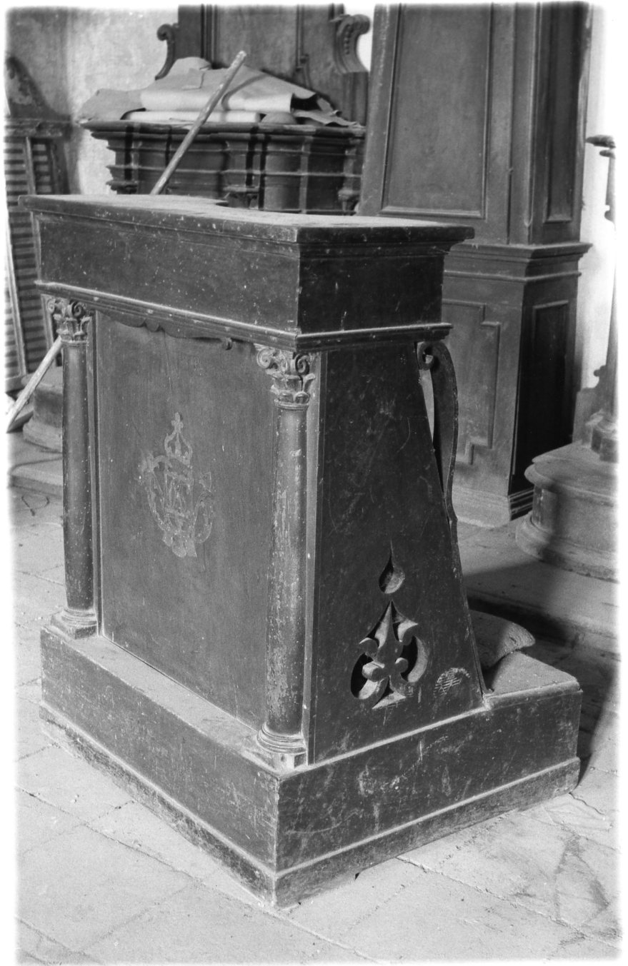 inginocchiatoio - bottega molisana (prima metà sec. XIX)