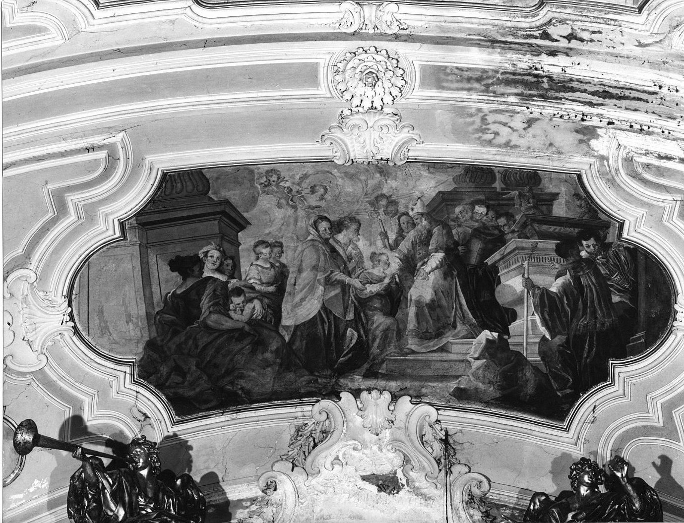 presentazione di Maria Vergine al tempio (decorazione pittorica, ciclo) di Sperduti Paolo (sec. XVIII)