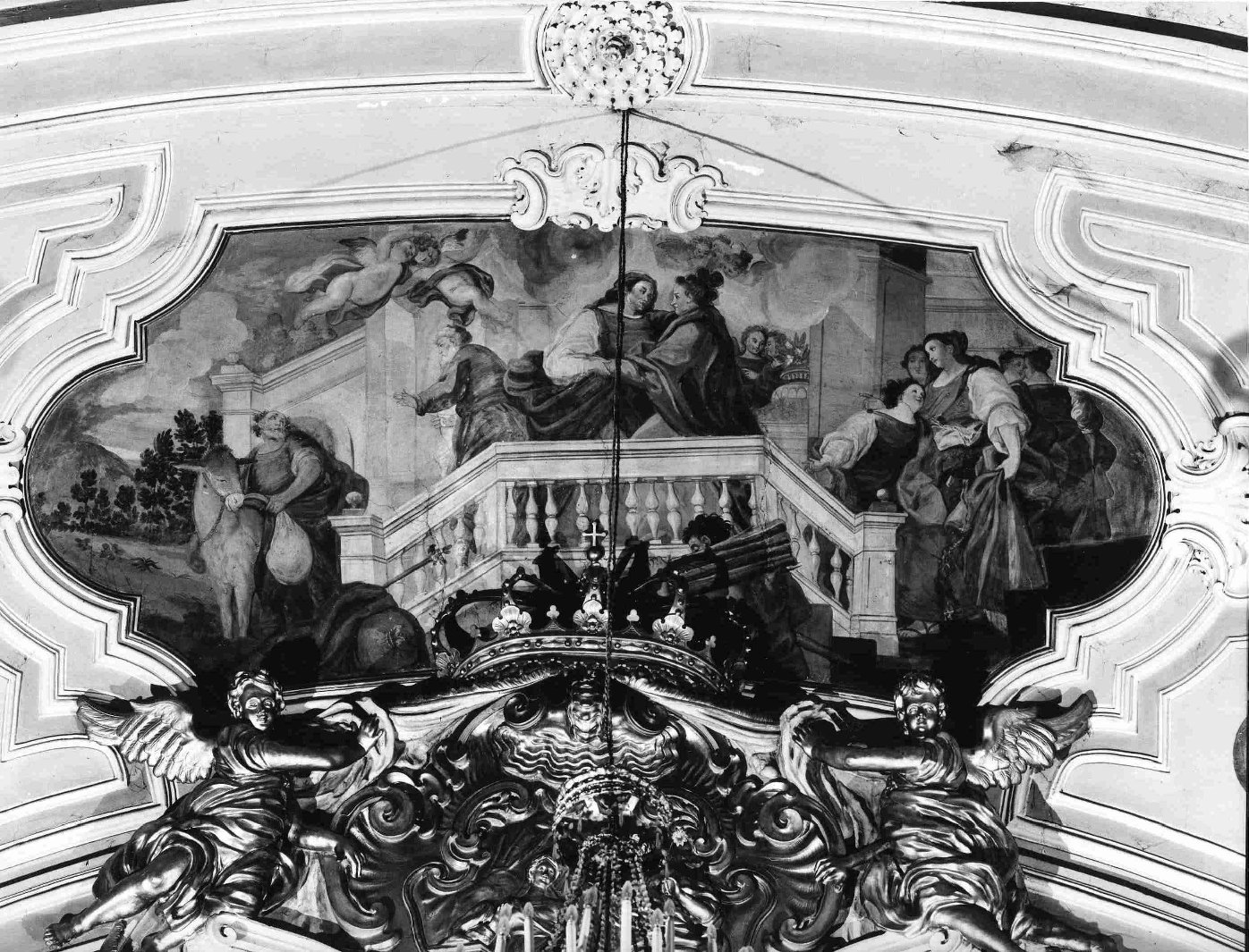 visitazione (dipinto) di Sperduti Paolo (sec. XVIII)