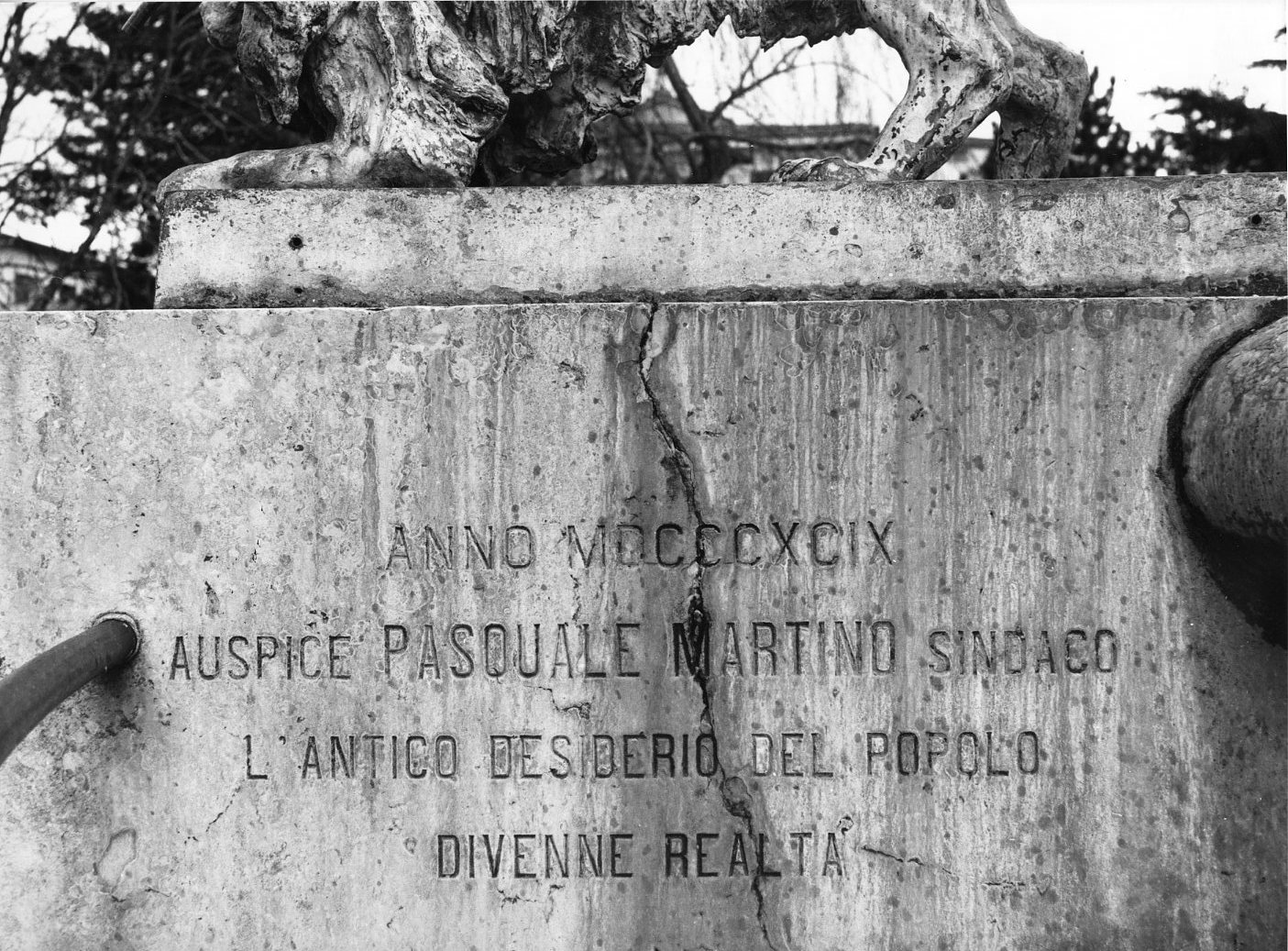 fontana, opera isolata di Pistilli Pasquale (sec. XIX)