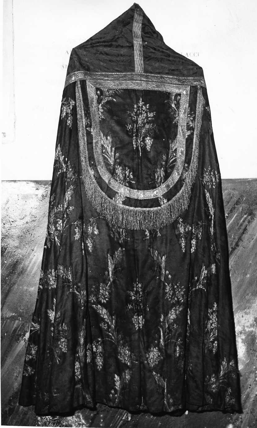 piviale, opera isolata - manifattura Italia meridionale (secc. XVIII/ XIX)