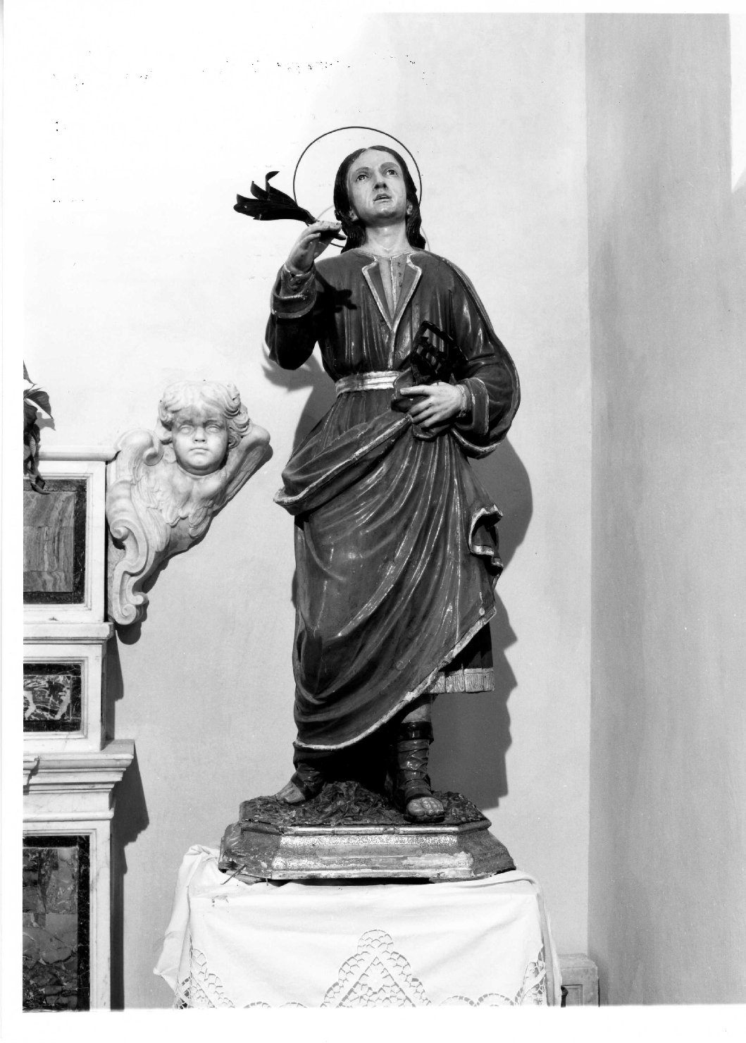 San Bonifacio (statua) di Giovannitti Silverio (sec. XVIII)