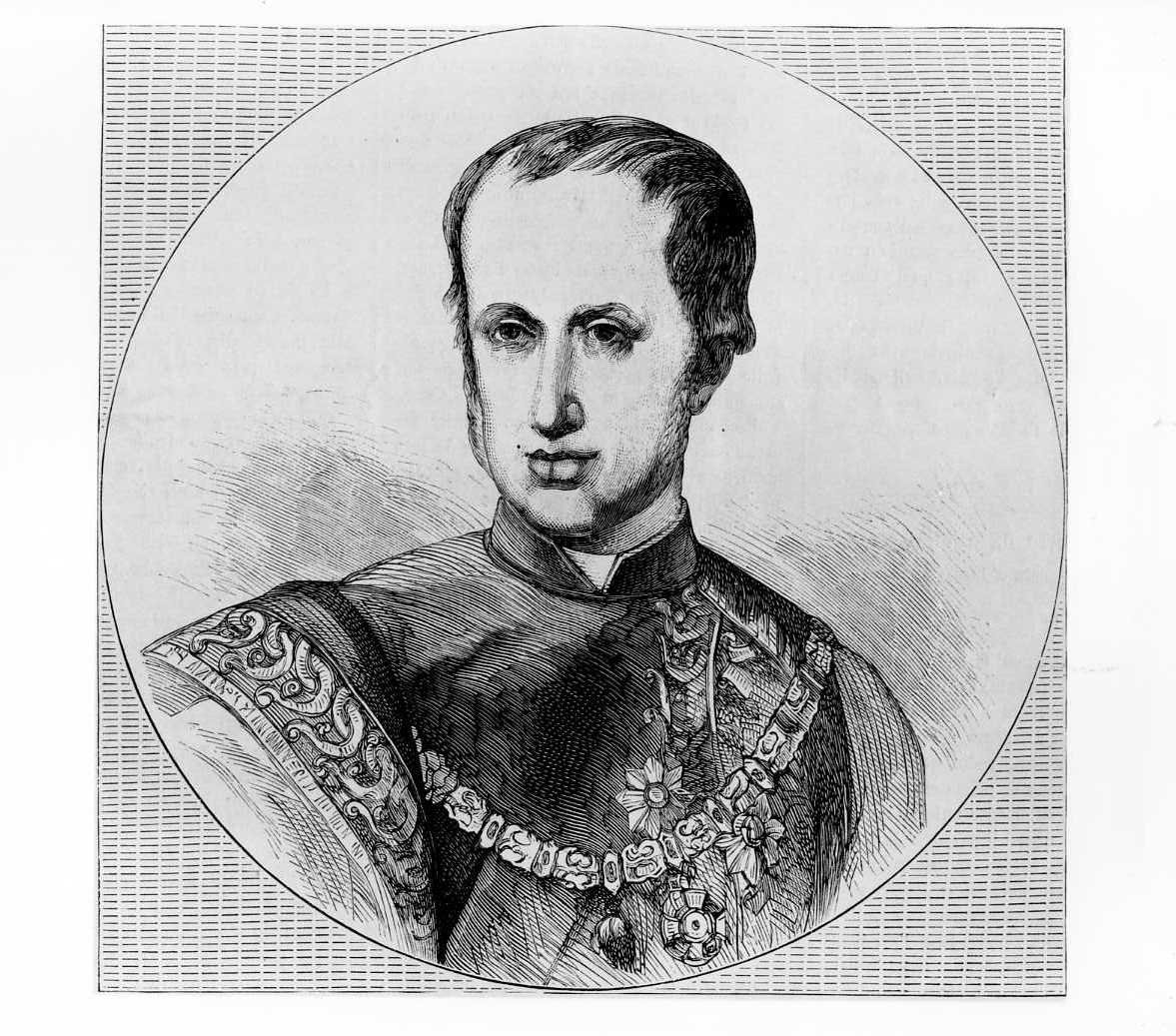 L'Imperatore Ferdinando d'Austria, ritratto d'uomo (stampa) - ambito italiano (sec. XIX)