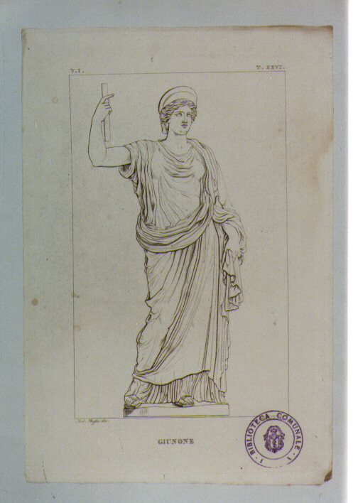 GIUNONE (stampa) di Anonimo, Pistolesi Saverio, Russo Antonio (sec. XIX)