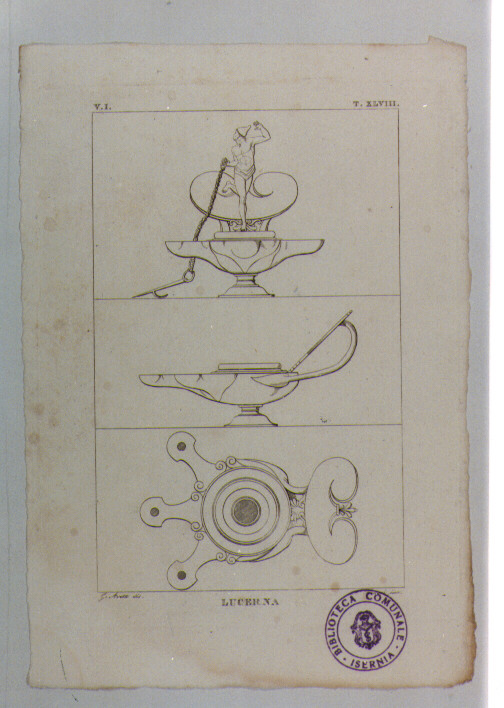 LUCERNA (stampa) di Anonimo, Fornari Augusto, Aveta Giovanni (sec. XIX)