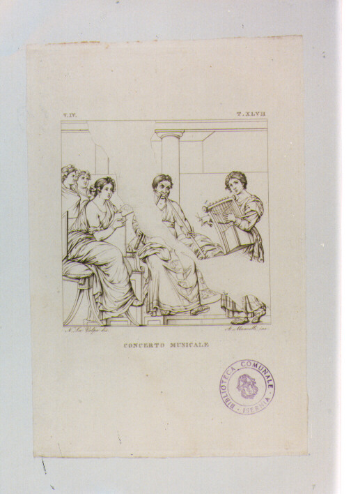 CONCERTO MUSICALE (stampa) di Anonimo, Mannelli Antonio, La Volpe Nicola (sec. XIX)