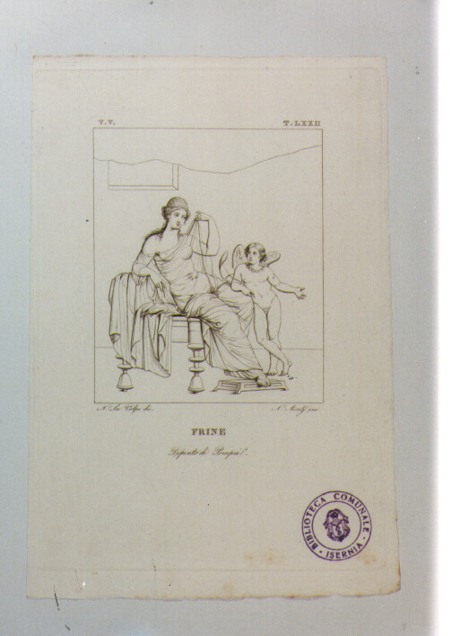 FRINE (stampa) di Anonimo, Aureli Niccolò, La Volpe Nicola (sec. XIX)