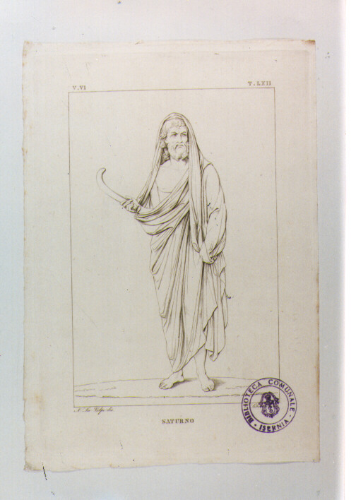 SATURNO (stampa) di Anonimo, Liberati Cesare, La Volpe Nicola (sec. XIX)