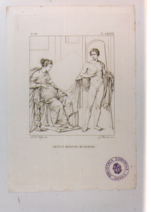 FEDRA E IPPOLITO (stampa) di Anonimo, Bianchi Giuseppe, La Volpe Nicola (sec. XIX)