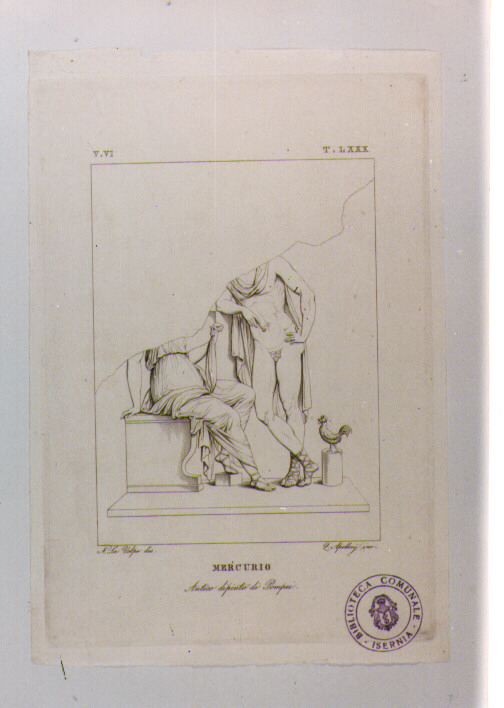 MERCURIO (stampa) di Anonimo, Apolloni Quintilio Maria, La Volpe Nicola (sec. XIX)