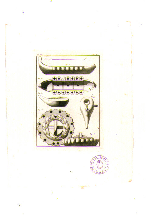 LUCERNA A QUATTORDICI LUMI A FORMA DI NAVE (stampa) - ambito napoletano (sec. XIX)