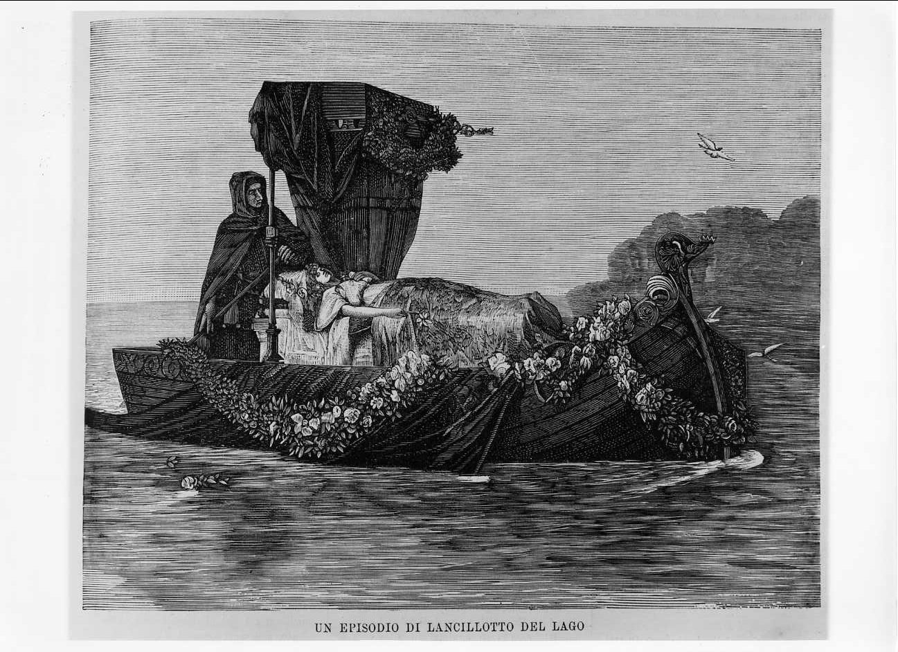 Un episodio di Lancillotto del Lago, un episodio di Lancillotto del Lago (stampa) - ambito italiano (sec. XIX)