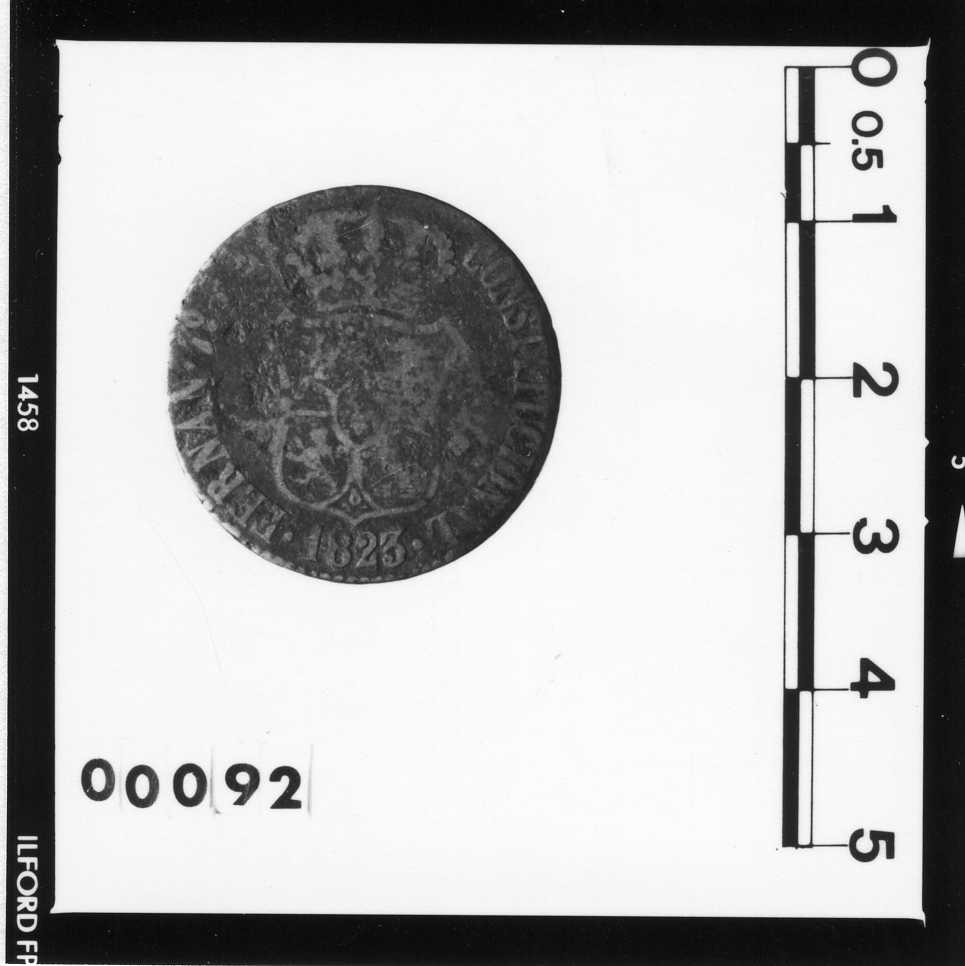 moneta - 3 quarti (sec. XIX d.C)