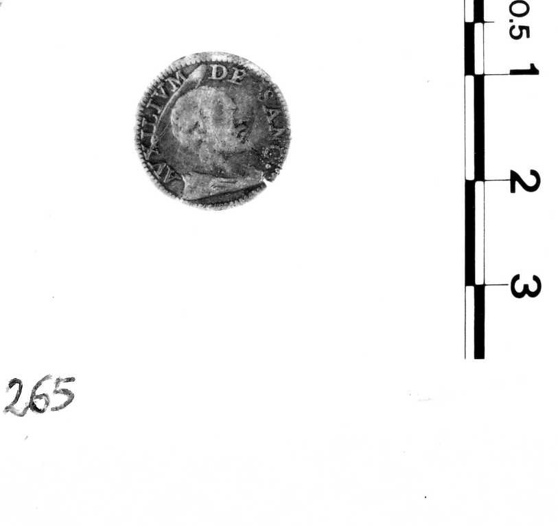 moneta - 1/2 grosso (sec. XVII d.C)