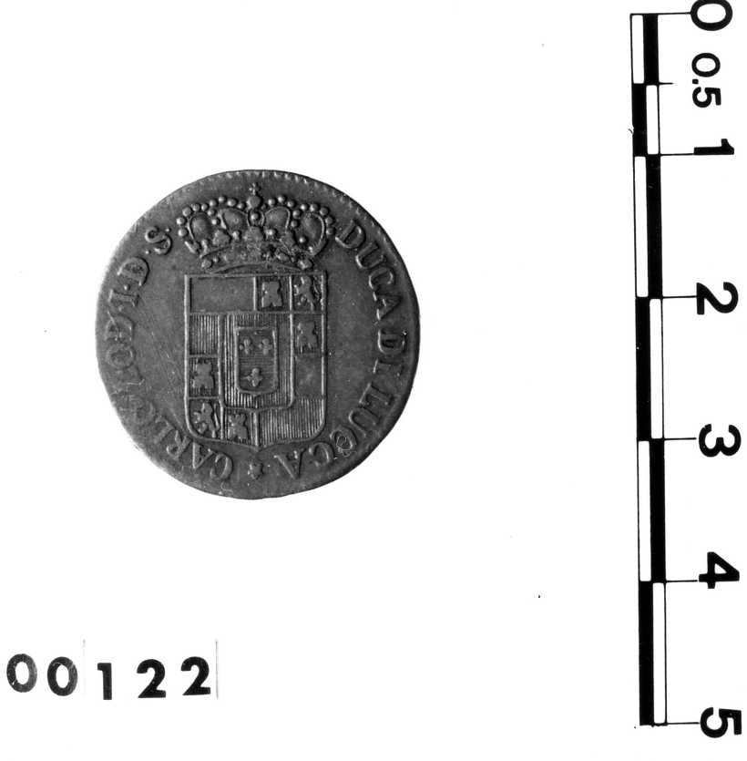 moneta - 5 quattrini (sec. XIX d.C)