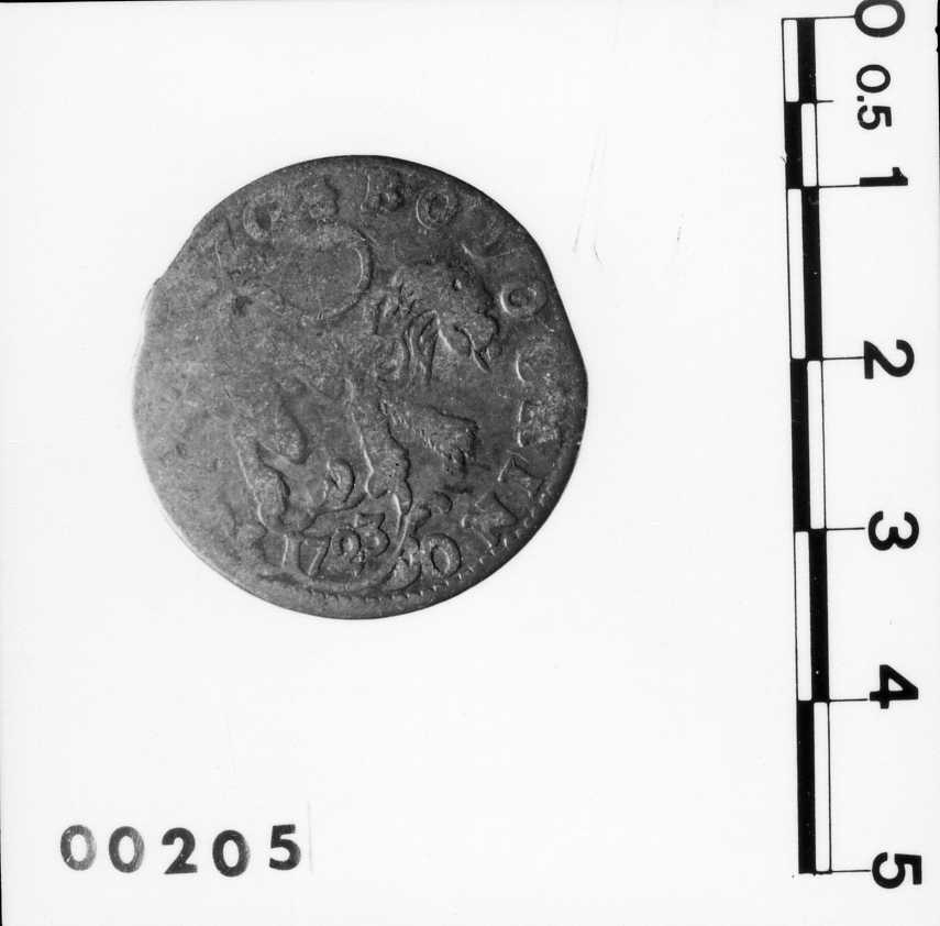moneta - 1/2 bolognino (sec. XVIII d.C)