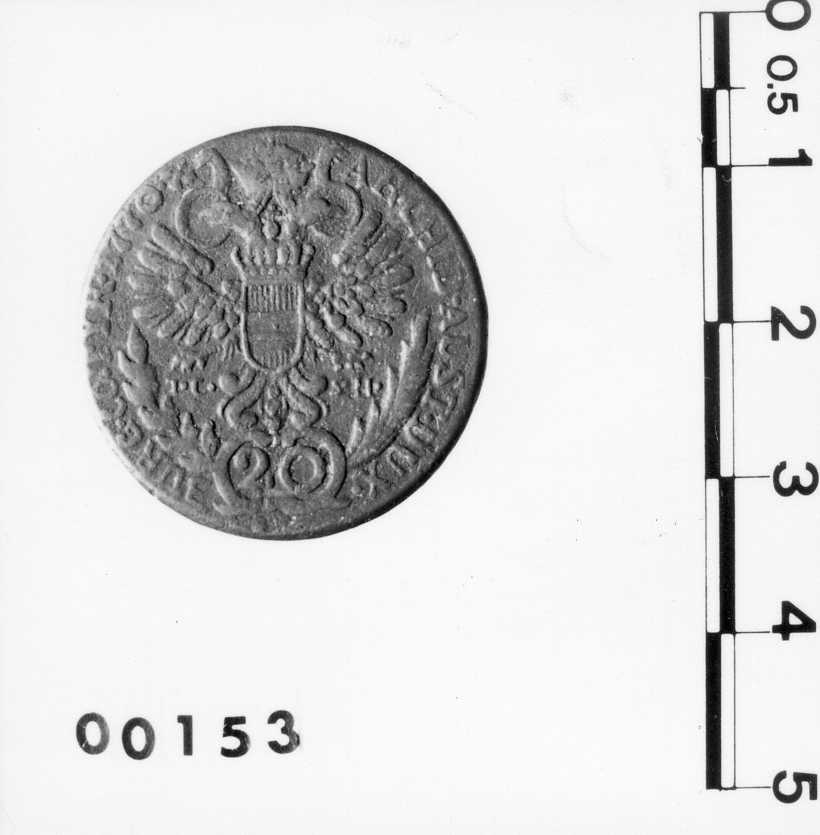 moneta - 20 kreuzer (sec. XVIII d.C)