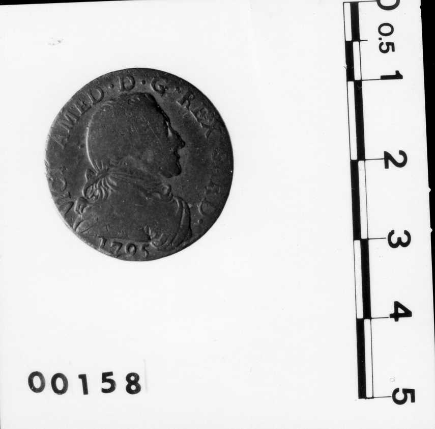 moneta - 5 soldi (sec. XVIII d.C)