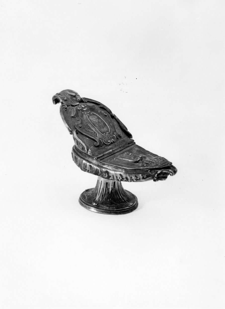 navicella portaincenso - a galeone - bottega napoletana (inizio sec. XVIII)