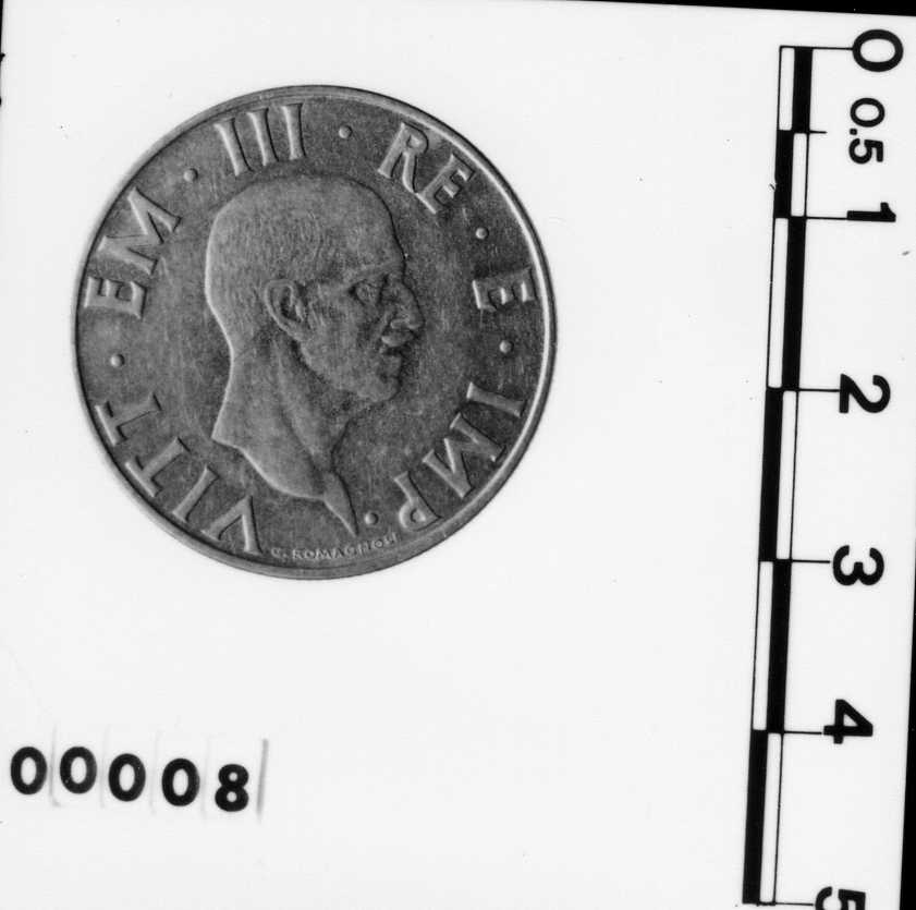 moneta - 2 lire di Romagnoli Giuseppe (sec. XX d.C)