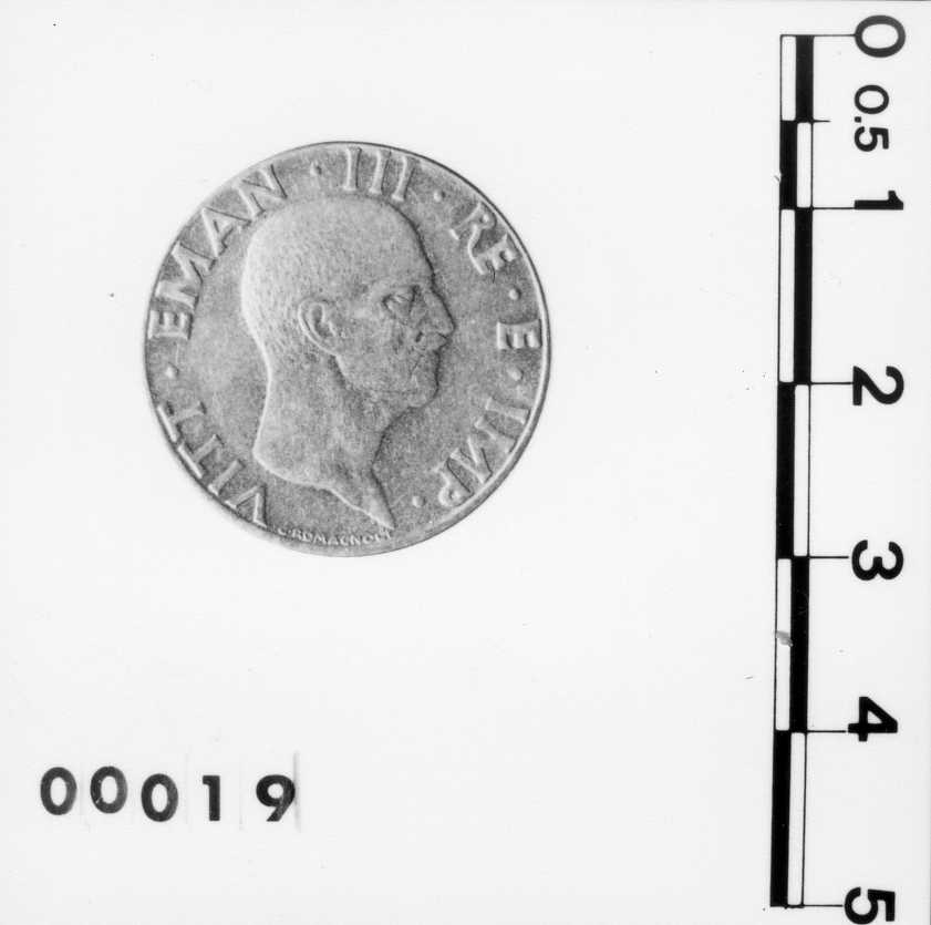 moneta - 50 centesimi di Romagnoli Giuseppe (sec. XX d.C)