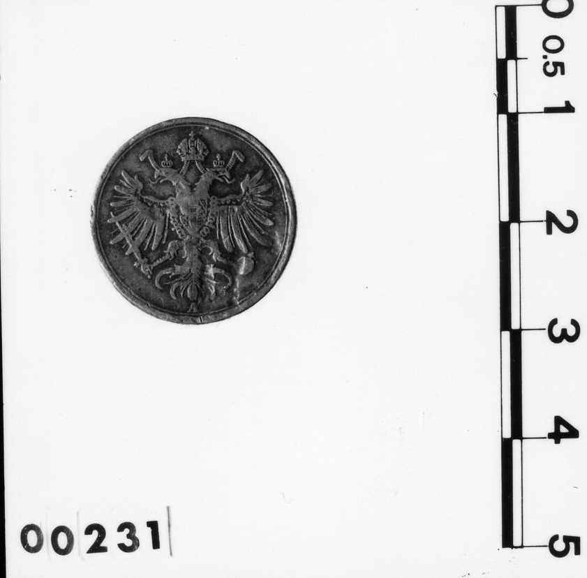 moneta - 1 soldo austriaco (sec. XIX d.C)