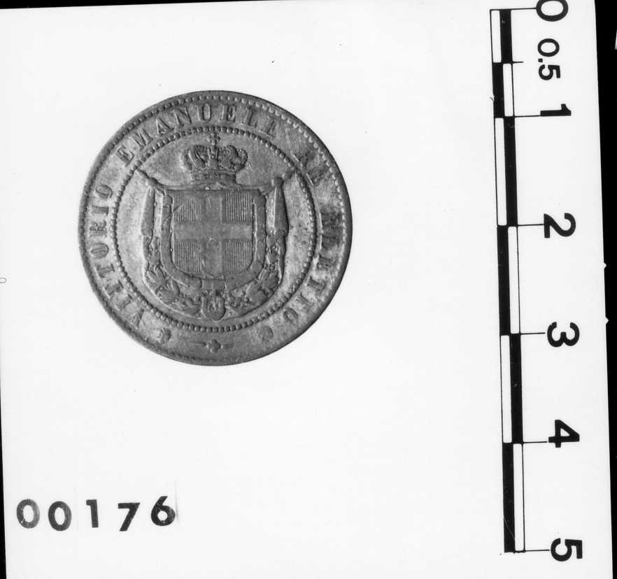 moneta - 5 centesimi (sec. XIX d.C)