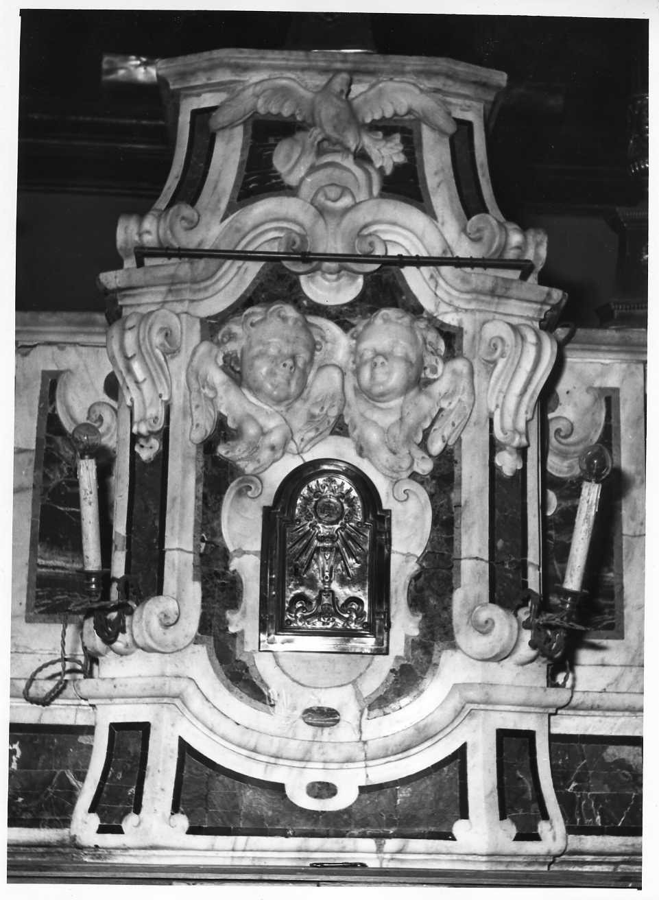 altare maggiore - bottega Italia meridionale (prima metà, prima metà sec. XVIII, sec. XVIII)