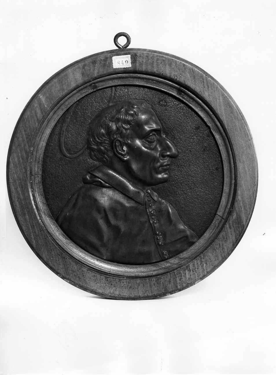 medaglione, opera isolata - bottega Italia meridionale (fine sec. XIX)