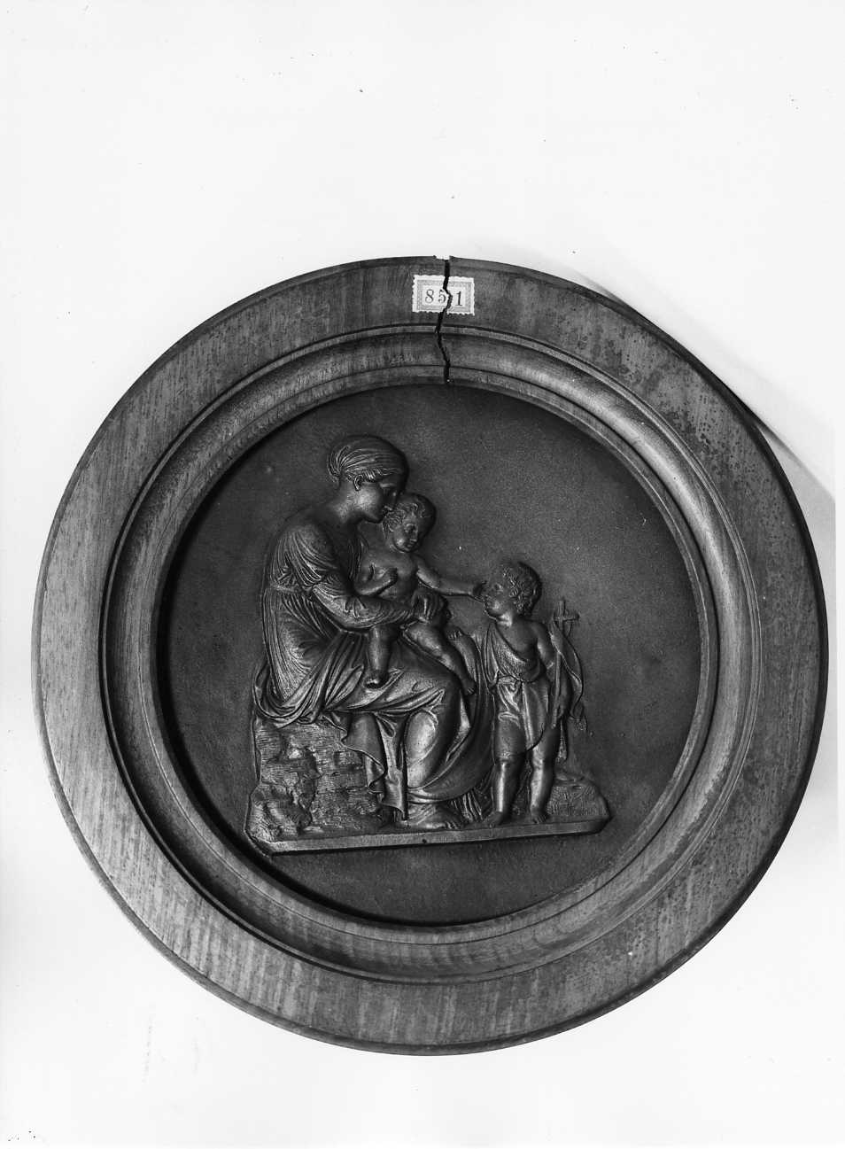 medaglione, opera isolata - bottega Italia meridionale (sec. XIX)