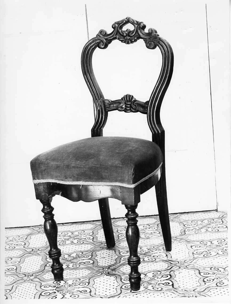 sedia - bottega Italia meridionale (metà sec. XIX)