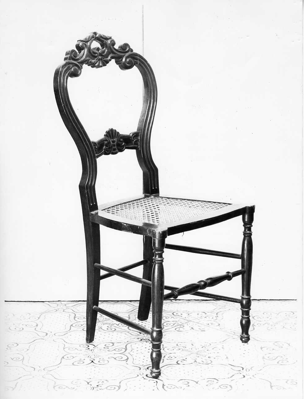 sedia - bottega Italia meridionale (fine sec. XIX)