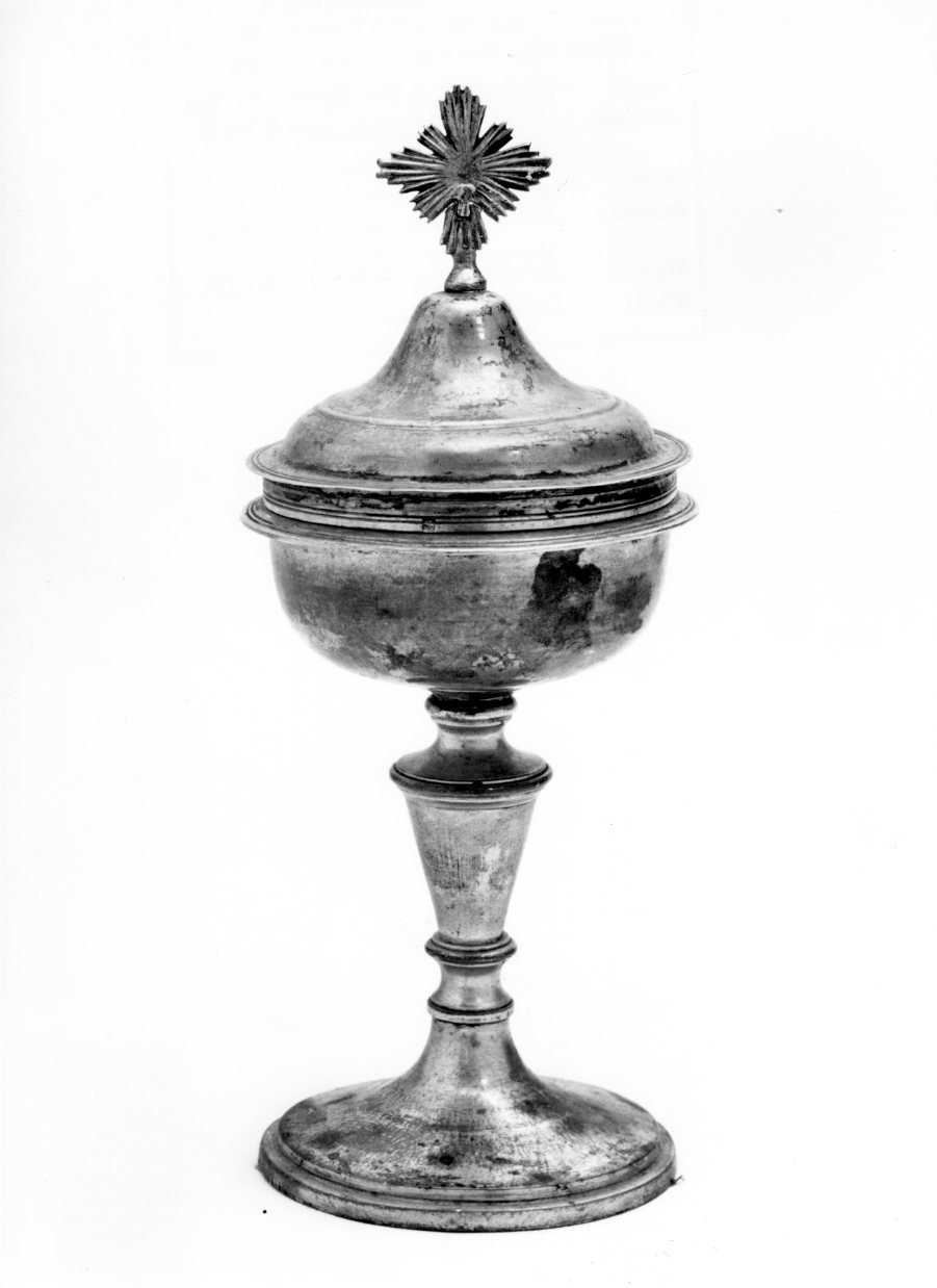 pisside, opera isolata - bottega napoletana (sec. XIX)