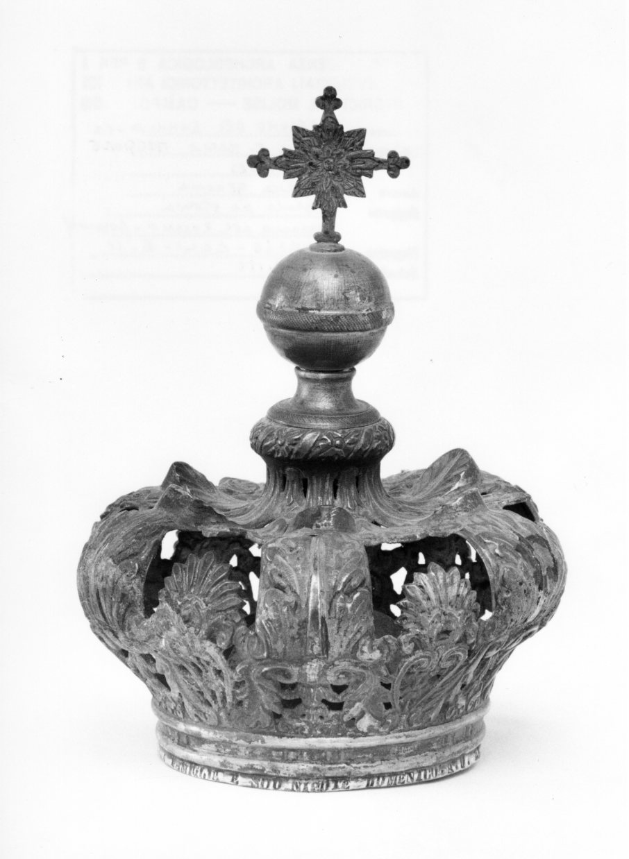 corona da statua, opera isolata di De Luca Geremia (sec. XIX)