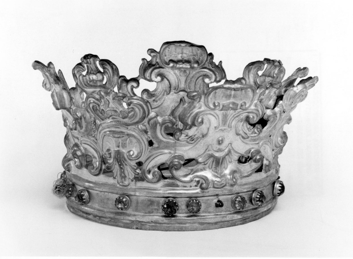 corona da statua, opera isolata - bottega napoletana (sec. XVIII)