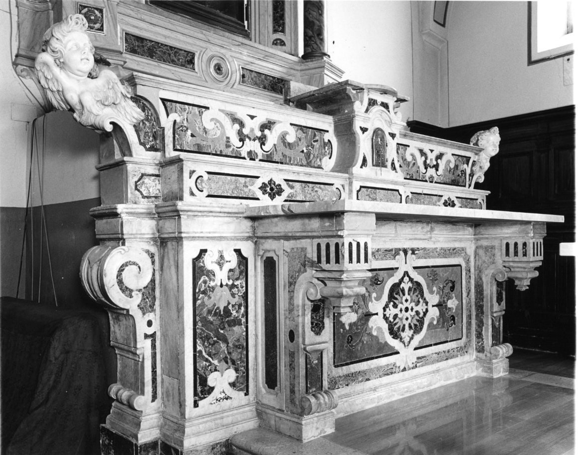 altare maggiore - bottega napoletana (sec. XVIII)