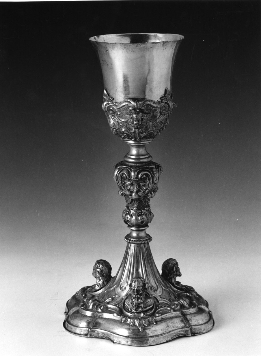 calice - bottega Italia centro-meridionale (secc. XIX/ XX)