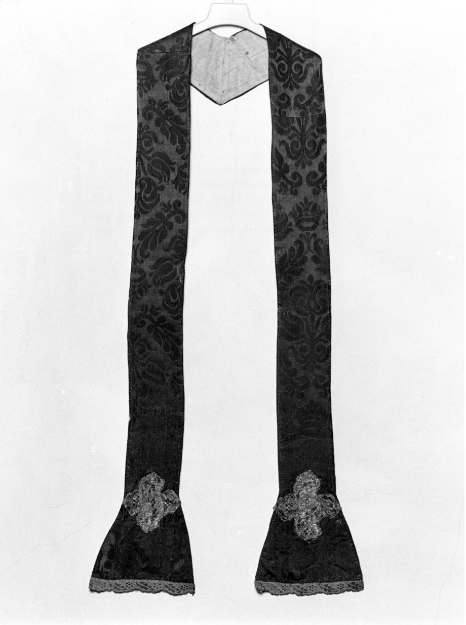 stola, elemento d'insieme - manifattura Italia meridionale (sec. XVII)